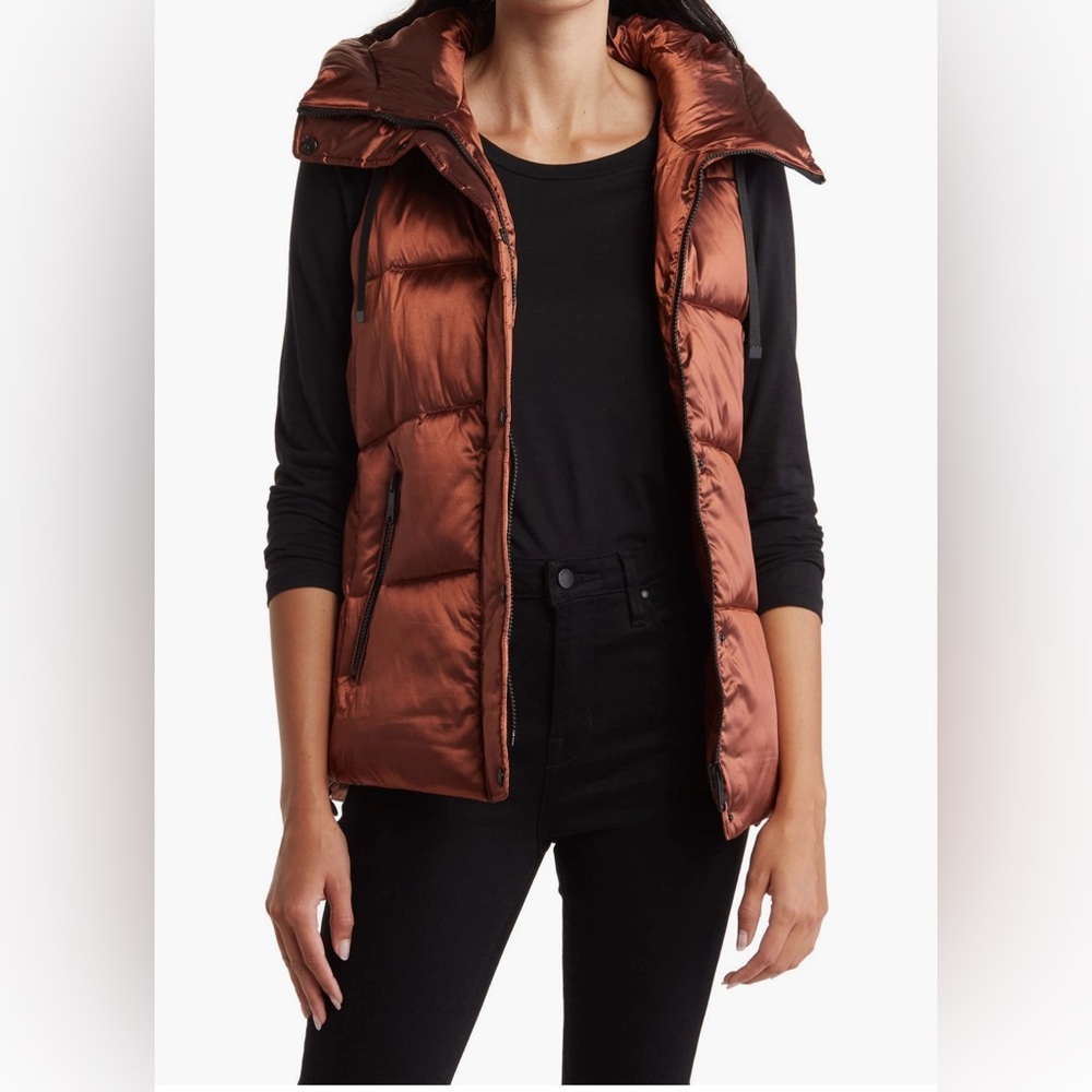 Sam Edelman Copper Puffer Vest